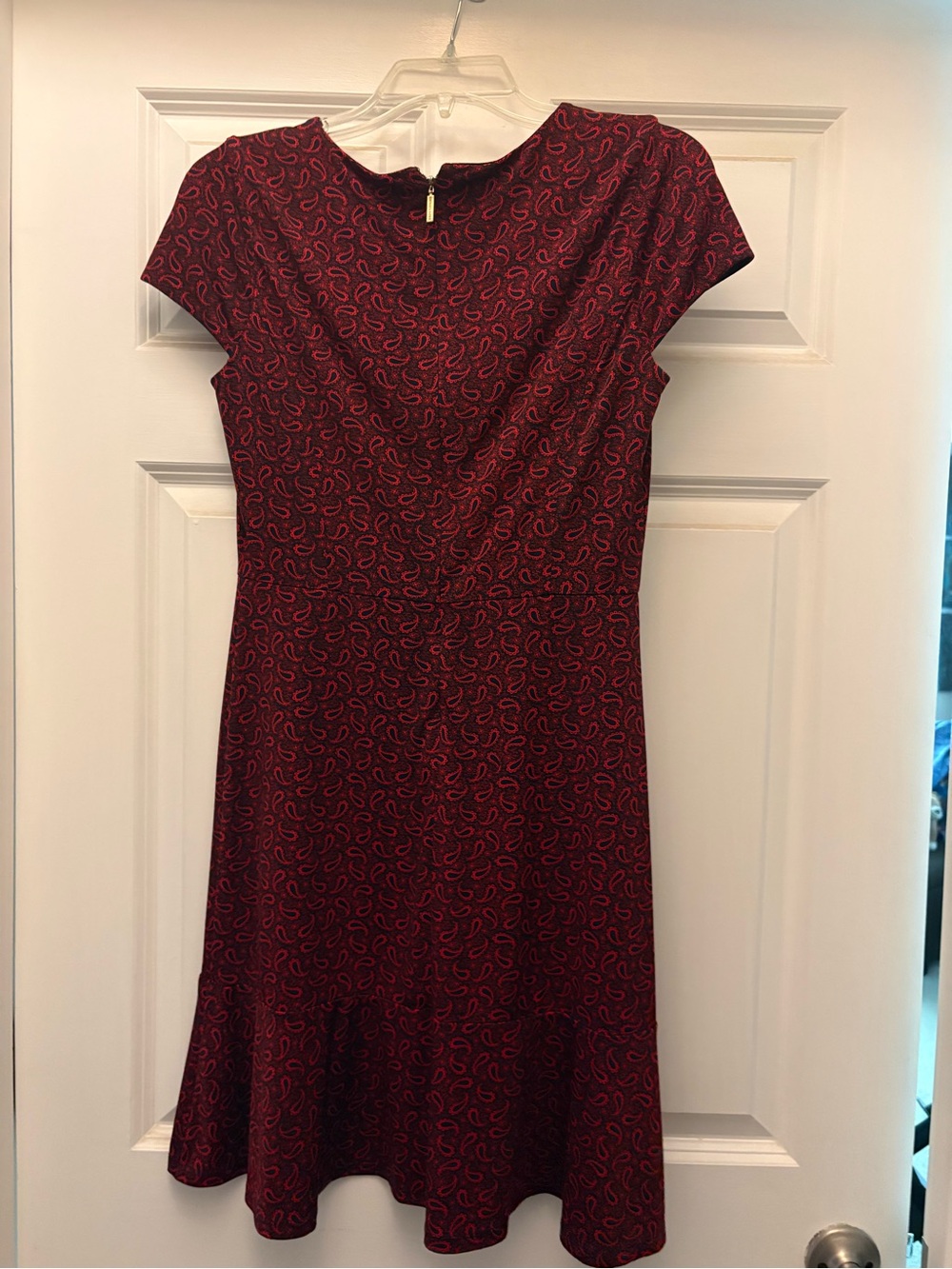 MICHAEL Michael Kors Red Paisley Print Dress